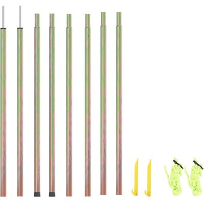 vidaXL 2x Piquets de Voile d'ombre Acier Galvanisé Extérieur Tente Terrasse - Publicité vidaXL 2x Piquets de Voile d'ombre Acier Galvanisé Extérieur Tente Terrasse - Publicité
