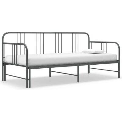vidaXL Ausziehbares Schlafsofa Metallrahmen 90x200cm - Bettgestell vidaXL Ausziehbares Schlafsofa Metallrahmen 90x200cm - Bettgestell
