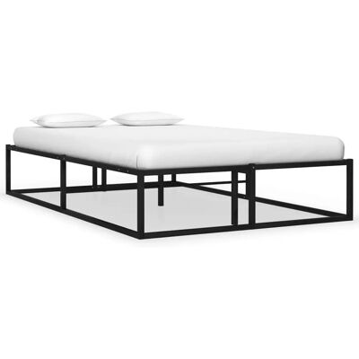 vidaXL 324787 Schwarzes Metallbettgestell - Bettgestell vidaXL 324787 Schwarzes Metallbettgestell - Bettgestell