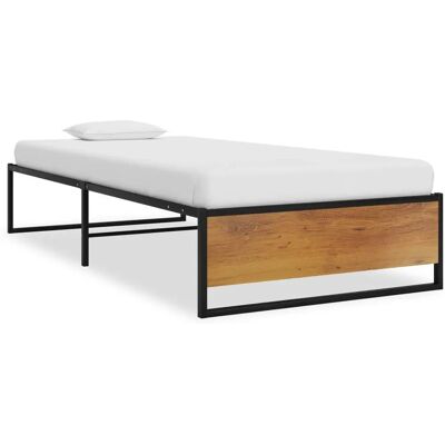 vidaXL 324814 Sänkykehys - Metalli, Musta, 100x200 cm - Sänkykehys vidaXL 324814 Sänkykehys - Metalli, Musta, 100x200 cm - Sänkykehys