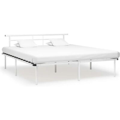 vidaXL 324836 Sängestomme i vitt metall 180x200 cm - Sängestomme vidaXL 324836 Sängestomme i vitt metall 180x200 cm - Sängestomme