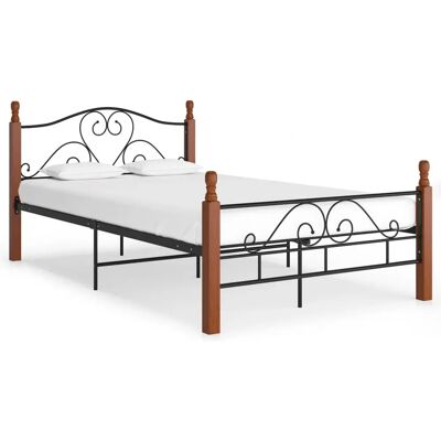 vidaXL Sänkykehys musta metalli 120x200 cm - Sängityyppi vidaXL Sänkykehys musta metalli 120x200 cm - Sängityyppi
