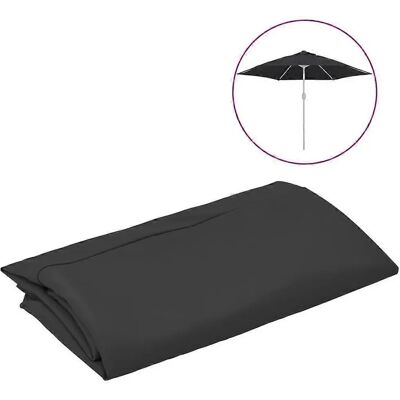 vidaXL Erstatningscover til Parasol Sort 300 cm - Parasolcover vidaXL Erstatningscover til Parasol Sort 300 cm - Parasolcover