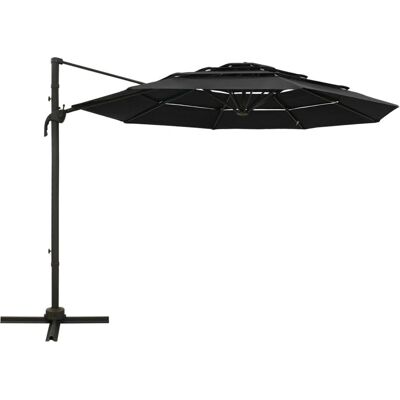 vidaXL 4-stufiger Gartenschirm - 3x3 m Outdoor-Regenschirm vidaXL 4-stufiger Gartenschirm - 3x3 m Outdoor-Regenschirm