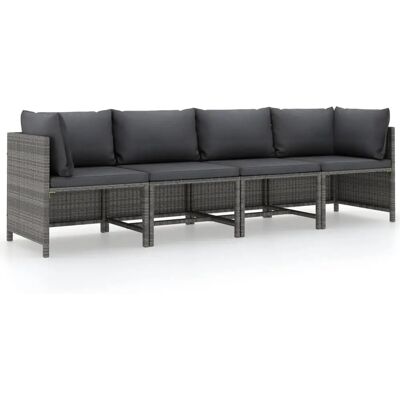 vidaXL 313505 ławka na zewnątrz Rattan - Zestaw mebli ogrodowych vidaXL 313505 ławka na zewnątrz Rattan - Zestaw mebli ogrodowych