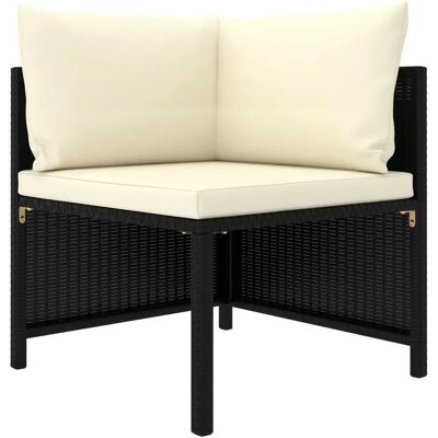 VidaXL Ławka ogrodowa - Rattan Stal VidaXL Ławka ogrodowa - Rattan Stal