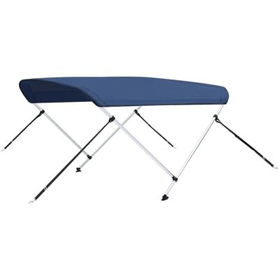 vidaXL 2-Bogen Bimini Top Marineblau 180x130x110 cm Bootdach vidaXL 2-Bogen Bimini Top Marineblau 180x130x110 cm Bootdach
