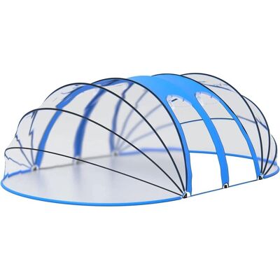 Dôme de piscine ovalé vidaXL 620x410x205 cm Tente de couverture Accessoire Spa - Couverture de piscine Dôme de piscine ovalé vidaXL 620x410x205 cm Tente de couverture Accessoire Spa - Couverture de piscine