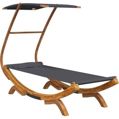 VidaXL Outdoor Bett mit Sonnendach - Stabiler Bogenrahmen VidaXL Outdoor Bett mit Sonnendach - Stabiler Bogenrahmen