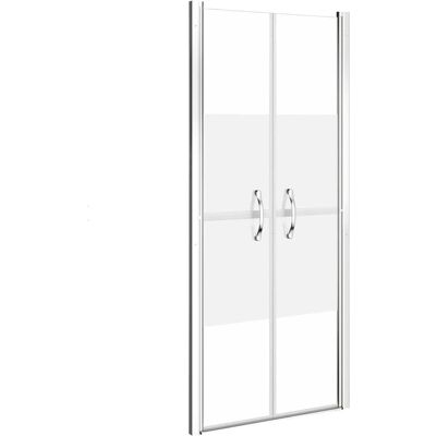 vidaXL Brusedør Frostet Sikkerhedsglas 71x190cm - Brusedør vidaXL Brusedør Frostet Sikkerhedsglas 71x190cm - Brusedør