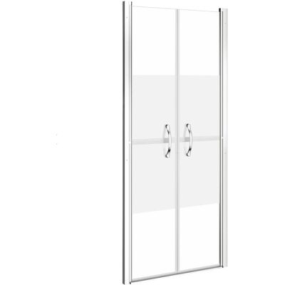 vidaXL Drzwi prysznicowe ESG półmatowe 81x190 cm - Prysznic vidaXL Drzwi prysznicowe ESG półmatowe 81x190 cm - Prysznic