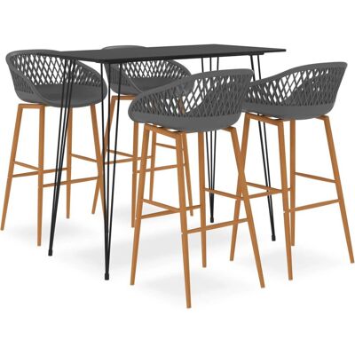 vidaXL 3057380 Modernes 5-teiliges Küchen- und Esszimmermöbel-Set vidaXL 3057380 Modernes 5-teiliges Küchen- und Esszimmermöbel-Set