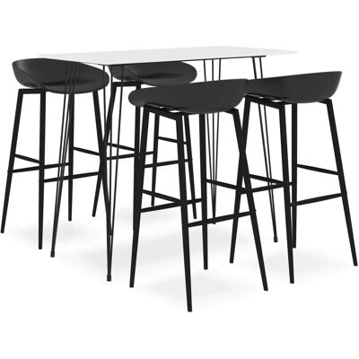 vidaXL 3057409 Moderni valkoinen/musta keittiökalustesarja - Kalustesarja vidaXL 3057409 Moderni valkoinen/musta keittiökalustesarja - Kalustesarja