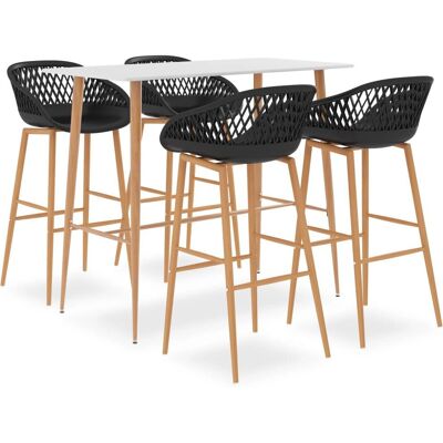 vidaXL 3057434 Ensemble de meubles de cuisine et salle à manger blanc et noir - Meubles - Publicité vidaXL 3057434 Ensemble de meubles de cuisine et salle à manger blanc et noir - Meubles - Publicité