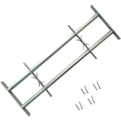 vidaXL Verstellbare Sicherheitsgitter - 700-1050 mm - Fenster Schutz vidaXL Verstellbare Sicherheitsgitter - 700-1050 mm - Fenster Schutz