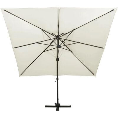vidaXL Parasol de jardin autoportant - UV Protection 300x300cm - Publicité vidaXL Parasol de jardin autoportant - UV Protection 300x300cm - Publicité
