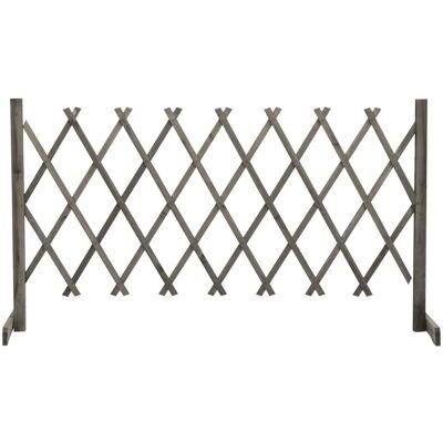 vidaXL Masywne ogrodzenie z sosnowego drewna 150x80 cm Rozszerzalne ogrodzenie - Ogrodzenie vidaXL Masywne ogrodzenie z sosnowego drewna 150x80 cm Rozszerzalne ogrodzenie - Ogrodzenie