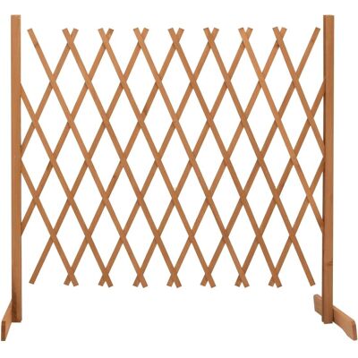 vidaXL Masztowaty płot z drewna sosnowego - 180x100 cm Rozszerzalna bariera vidaXL Masztowaty płot z drewna sosnowego - 180x100 cm Rozszerzalna bariera