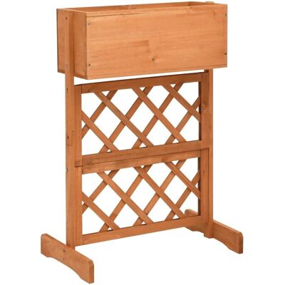 vidaXL Garten-Spalier mit Blumenfach - Gartenspaliere, Orange, 45x30x74 cm vidaXL Garten-Spalier mit Blumenfach - Gartenspaliere, Orange, 45x30x74 cm
