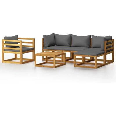 vidaXL Buitenmeubelset met Acaciahout, Modulair Ontwerp vidaXL Buitenmeubelset met Acaciahout, Modulair Ontwerp