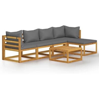 vidaXL 3057605 tuinmeubelset - Modulair, Weerbestendig & Met Kussens vidaXL 3057605 tuinmeubelset - Modulair, Weerbestendig & Met Kussens