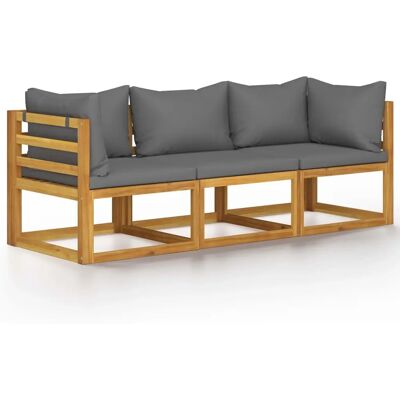 VidaXL Buitenmeubelset - Weerbestendig, Modulair, Akaziehout VidaXL Buitenmeubelset - Weerbestendig, Modulair, Akaziehout