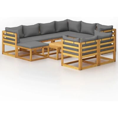 vidaXL Tuinmeubelset - Weerbestendig, Modulaire, Massief Akaziahout vidaXL Tuinmeubelset - Weerbestendig, Modulaire, Massief Akaziahout