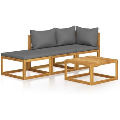 vidaXL Tuinmeubelset - Duurzaam Akazi-hout, Weerbestendig vidaXL Tuinmeubelset - Duurzaam Akazi-hout, Weerbestendig