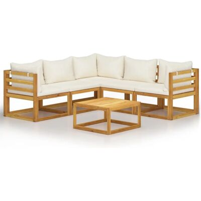 vidaXL outdoor meubelset - Modulair, Weerbestendig, 6 zitplaatsen vidaXL outdoor meubelset - Modulair, Weerbestendig, 6 zitplaatsen