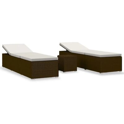 VidaXL Buitenstoel Lounge - Weerbestendig Rattan Tuinset VidaXL Buitenstoel Lounge - Weerbestendig Rattan Tuinset