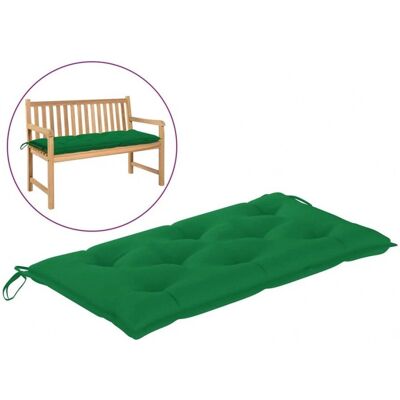 vidaXL Gartenbankkissen Grün 100x50x7 cm Oxford Stoff - Gartenbankkissen vidaXL Gartenbankkissen Grün 100x50x7 cm Oxford Stoff - Gartenbankkissen