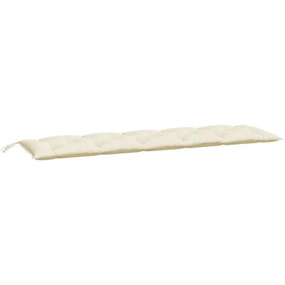 coussin pour Banc de Jardin vidaXL Crème Blanc 180x50x7cm Tissu Oxford - Coussin de Banc de Jardin - Publicité coussin pour Banc de Jardin vidaXL Crème Blanc 180x50x7cm Tissu Oxford - Coussin de Banc de Jardin - Publicité
