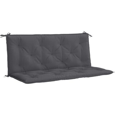 vidaXL Gartenbankkissen Anthrazit 120x(50+50)x7 cm Oxford Stoff - Gartenbankkissen vidaXL Gartenbankkissen Anthrazit 120x(50+50)x7 cm Oxford Stoff - Gartenbankkissen