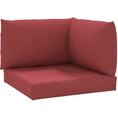vidaXL Palletkussen Set 3 Bordeaux Oxford Stof vidaXL Palletkussen Set 3 Bordeaux Oxford Stof