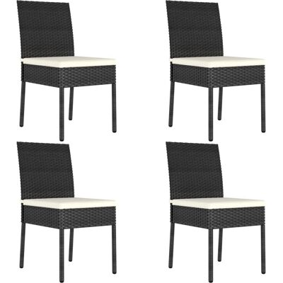 VidaXL Outdoor Stuhl - Wetterfester Kunstfaser-Rattan - Modernes Design VidaXL Outdoor Stuhl - Wetterfester Kunstfaser-Rattan - Modernes Design