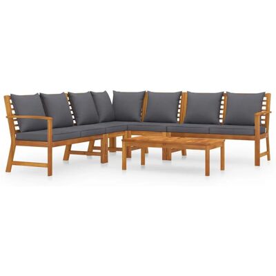 vidaXL Zestaw Mebli Ogrodowych - Nowoczesny i Elegancki 6-części vidaXL Zestaw Mebli Ogrodowych - Nowoczesny i Elegancki 6-części