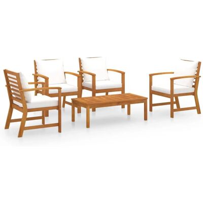 Set di Mobili da Esterno VidaXL - Modulare, Resistente alle Intemperie, Legno di Acacia Set di Mobili da Esterno VidaXL - Modulare, Resistente alle Intemperie, Legno di Acacia