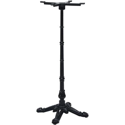 Pierna de mesa de bistró de hierro fundido negro vidaXL - Muebles Pierna de mesa de bistró de hierro fundido negro vidaXL - Muebles