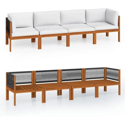 vidaXL 3057884 zestaw mebli ogrodowych - Sofa z drewna akacjowego vidaXL 3057884 zestaw mebli ogrodowych - Sofa z drewna akacjowego