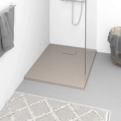 vidaXL Płytka prysznicowa SMC Brąz 90x70 cm Nowoczesna łazienka vidaXL Płytka prysznicowa SMC Brąz 90x70 cm Nowoczesna łazienka