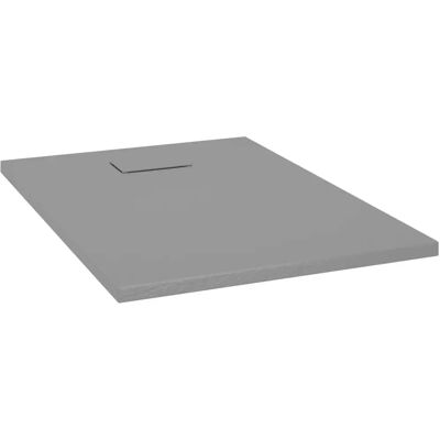 vidaXL Szara wanna prysznicowa 100x70cm - Receptor prysznicowy vidaXL Szara wanna prysznicowa 100x70cm - Receptor prysznicowy