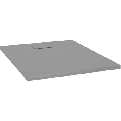 vidaXL Brodzik SMC szary 100x80 cm - Shower Base Tray vidaXL Brodzik SMC szary 100x80 cm - Shower Base Tray