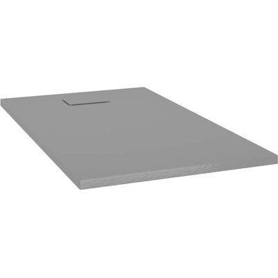 vidaXL Duschwanne SMC Grau 120x70 cm - Shower Base Tray vidaXL Duschwanne SMC Grau 120x70 cm - Shower Base Tray