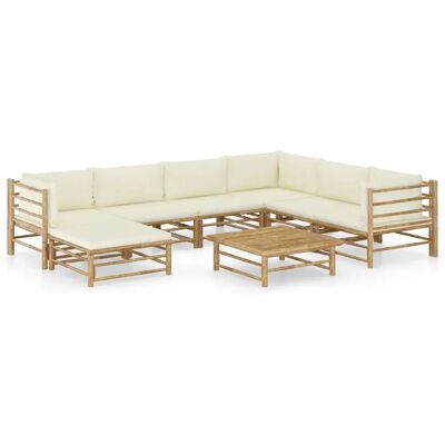 VidaXL Gartenset - Langlebiges Bambus, Modulares Design VidaXL Gartenset - Langlebiges Bambus, Modulares Design