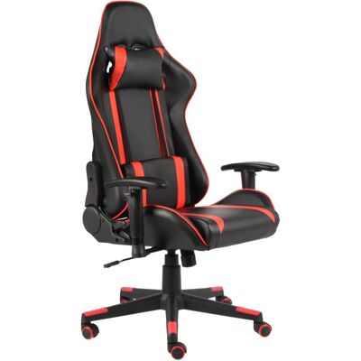 vidaXL Gaming-Stuhl Drehbar Rot PVC - Videospielstuhl vidaXL Gaming-Stuhl Drehbar Rot PVC - Videospielstuhl