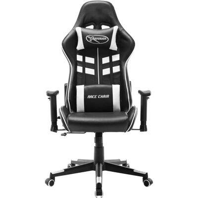 vidaXL Gaming-Stuhl - Schwarz-Weiß - Hoher Rücken - Gaming Chair vidaXL Gaming-Stuhl - Schwarz-Weiß - Hoher Rücken - Gaming Chair