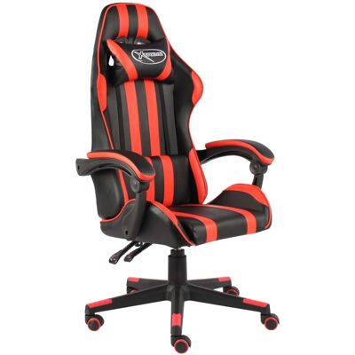 vidaXL Bürostuhl Gaming-Stuhl Schwarz Rot Kunstleder vidaXL Bürostuhl Gaming-Stuhl Schwarz Rot Kunstleder