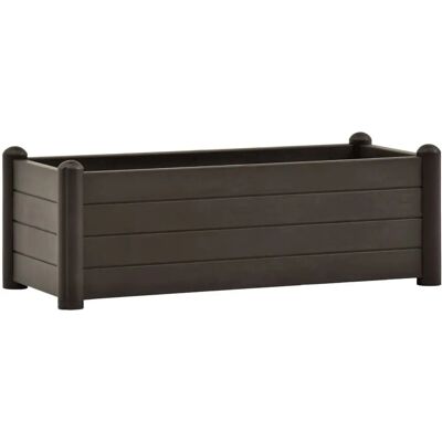vidaXL Tuinhoogbed Mocha 100x43x35 cm - Tuinhoogbed vidaXL Tuinhoogbed Mocha 100x43x35 cm - Tuinhoogbed