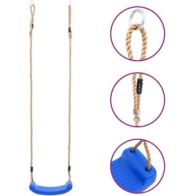 vidaXL Babysitz für Kinder Blau - Schaukelstuhl vidaXL Babysitz für Kinder Blau - Schaukelstuhl