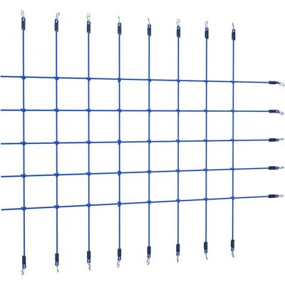 vidaXL Kletternetz Blau Kinder Outdoor Freizeit Trainingsnetz Seilleiter - Kletternetz vidaXL Kletternetz Blau Kinder Outdoor Freizeit Trainingsnetz Seilleiter - Kletternetz